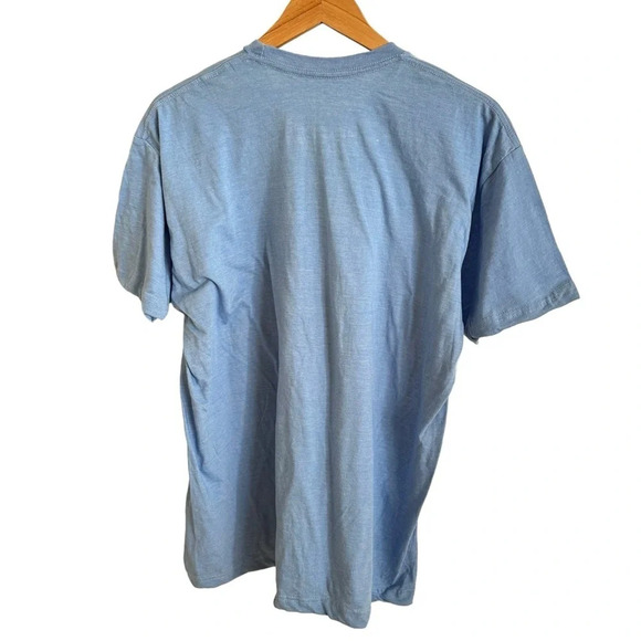 Wright & Ditson Mens XL Atlanta Braves MLB Baseball T Shirt Blue Sports Fan a - Picture 2 of 4